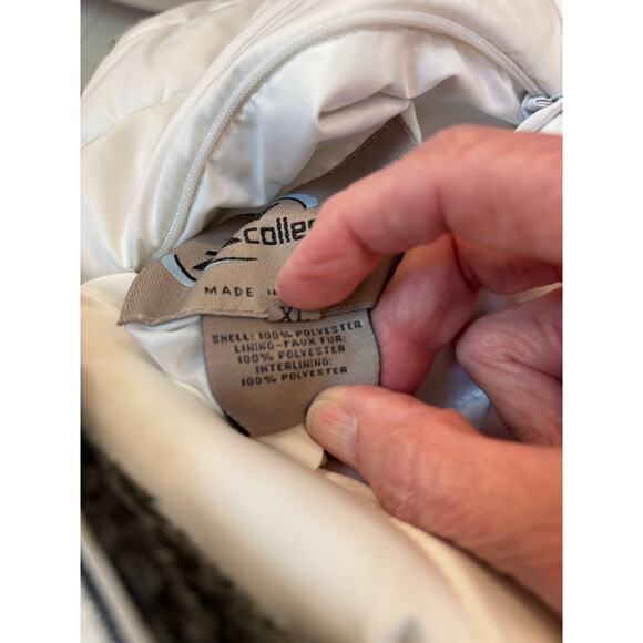 Vintage Y2K ZLC Collections - Faux Fur Reversible Vest - 4 pockets! XL - Picture 10 of 12